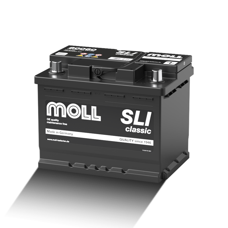 MOLL 80060 SLI classic Starterbatterie 12V 60Ah