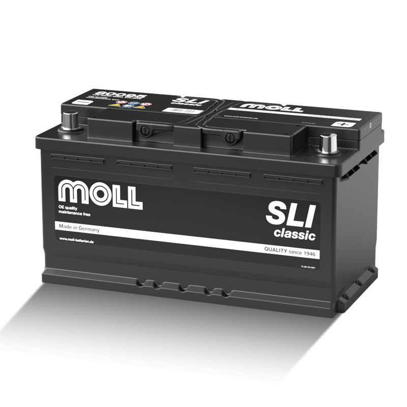 MOLL 80095 SLI classic Starterbatterie 12V 95 Ah